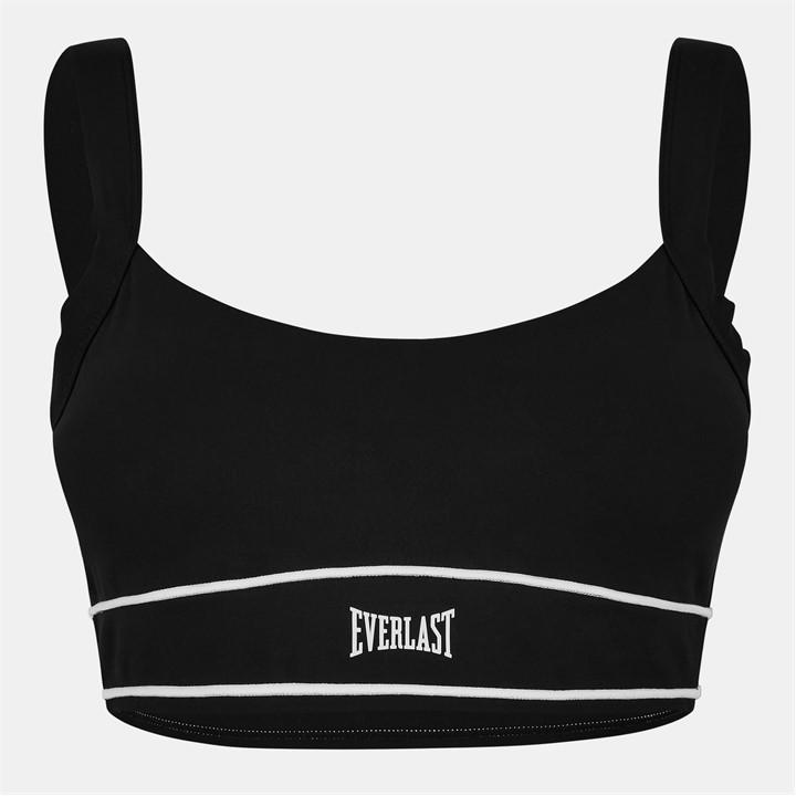 Everlast Women's Black Medium Impact Sports Bra in Size 12, Sports Direct