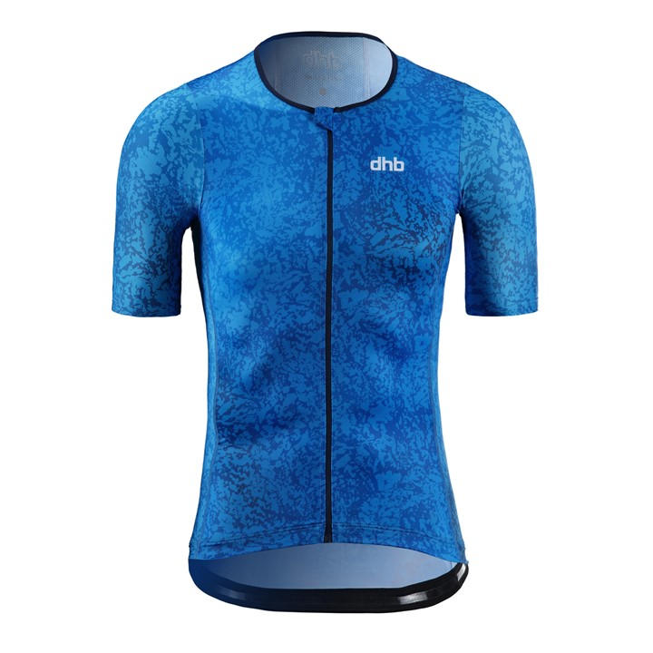 Dhb Men's Blue Hydron Short Sleeve Tri Top in Size L, Sports Direct