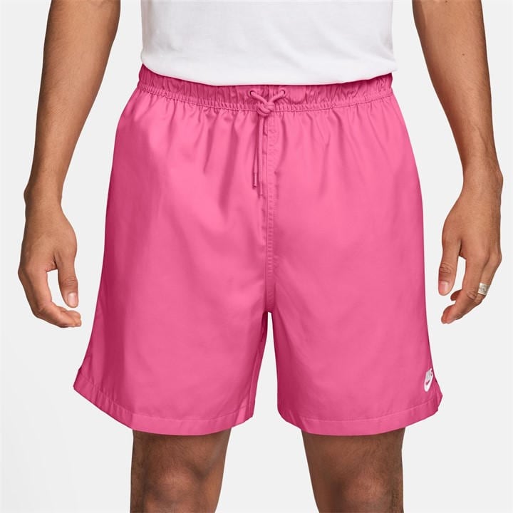 Nike Men's Pink Club Flow Woven Tracksuit Shorts in Size M, Sports Direct