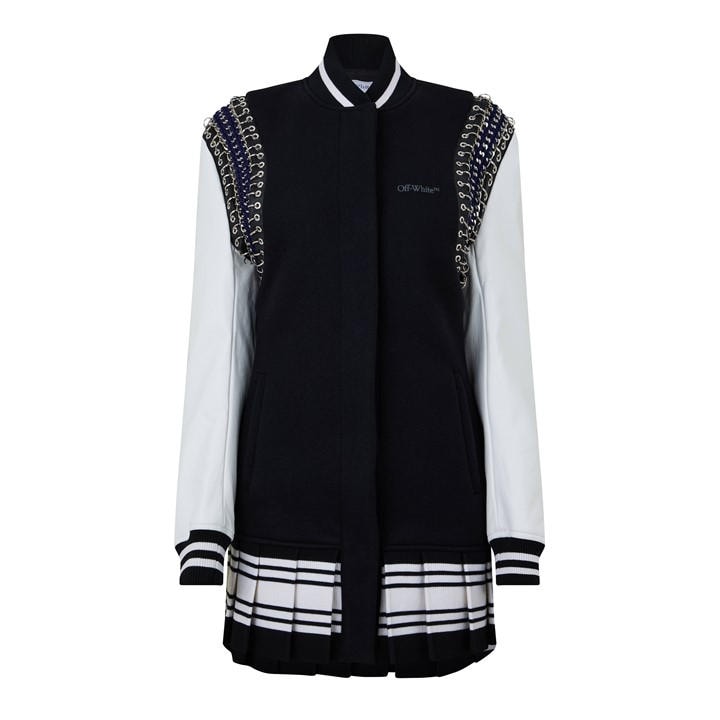 Off White Women's Black Structured Mini Dress in Size 6, Sports Direct