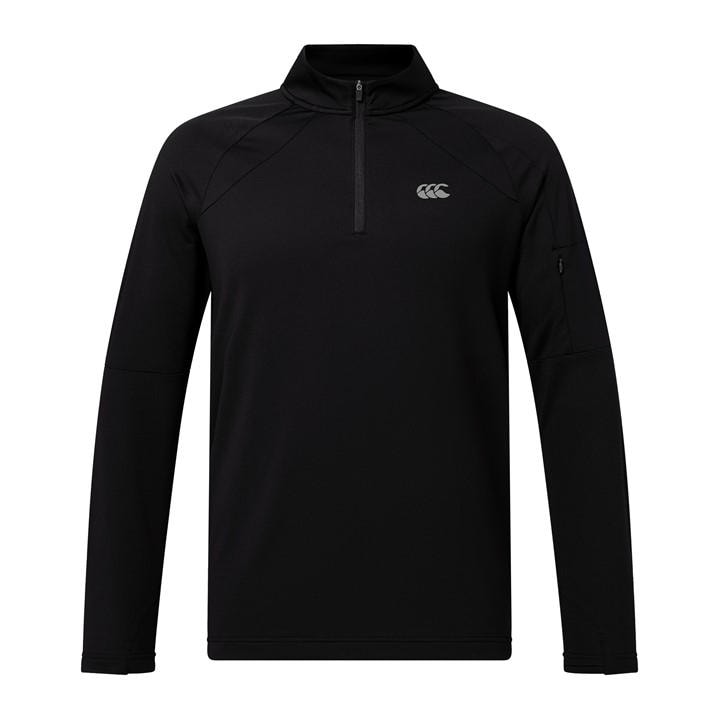 Canterbury Men's Black Tempo Long Sleeve T-Shirt in Size M, Sports Direct