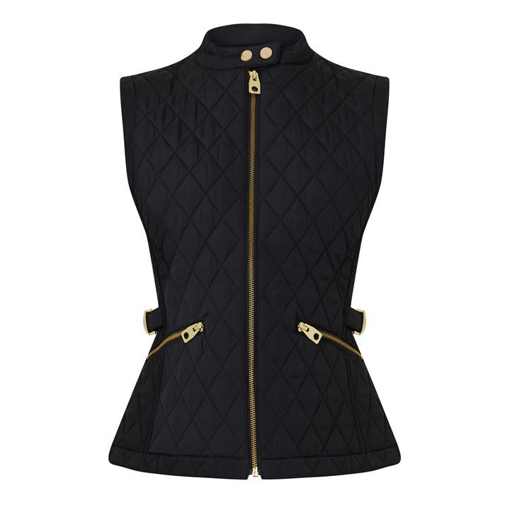 Belstaff Women's Black Gilet in Size 12, Sports Direct