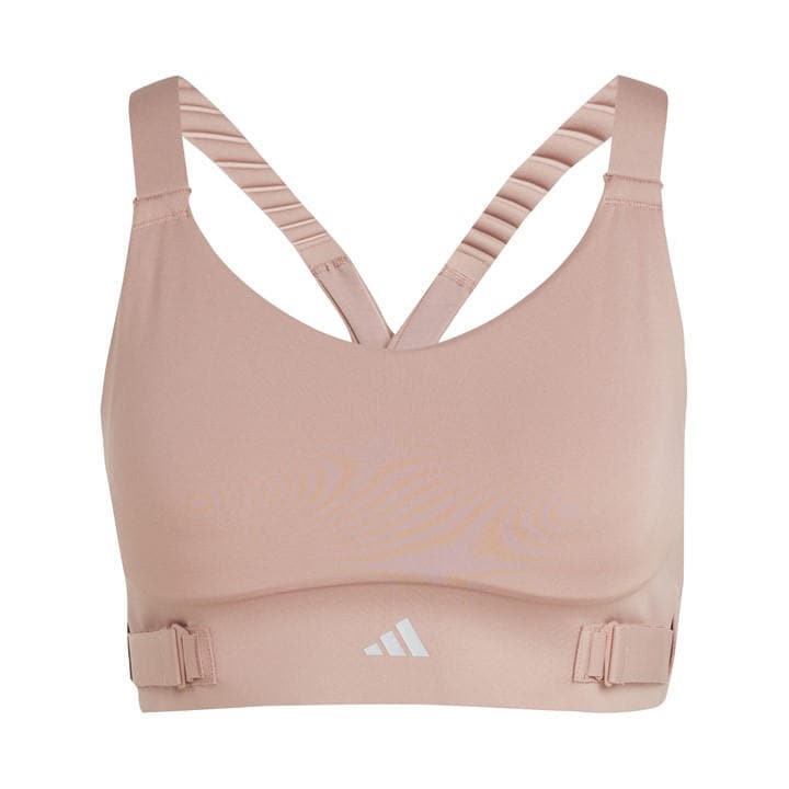 Adidas Women's Cream Fastim High Impact Non Wired Sports Bra in Size XS C-D, Sports Direct