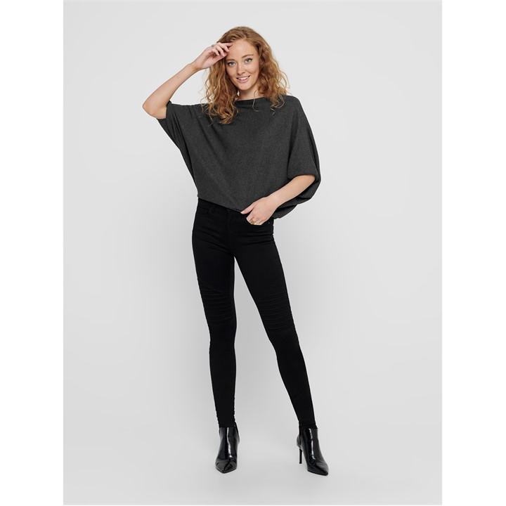 Only Women's Grey Crew Neck Jumper in Size 12, Sports Direct