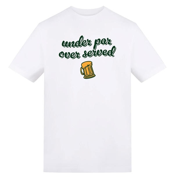 Under Par - AWD - Adults Printed Golf Masters Tee