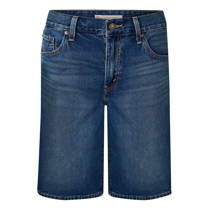 Levis Women's Blue Baggy Dad Jort Ld63 in Size 24 S, Sports Direct
