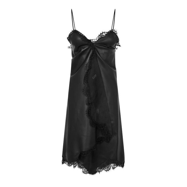 Off White Women's Black - Streetwear Mini Dress in Size 6, Sports Direct