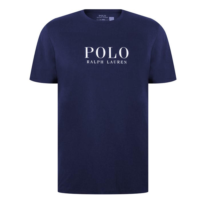 Polo Ralph Lauren Men's Blue Box Logo T-Shirt in Size 2XL, Sports Direct