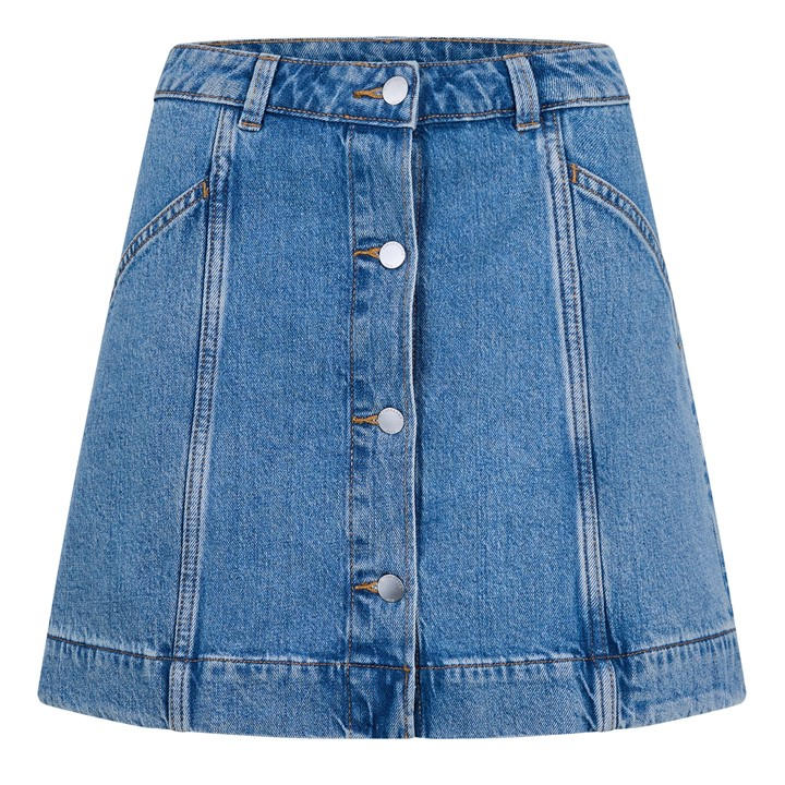 Timberland Women's Blue Ref Den Denim Skirt in Size 27, Sports Direct