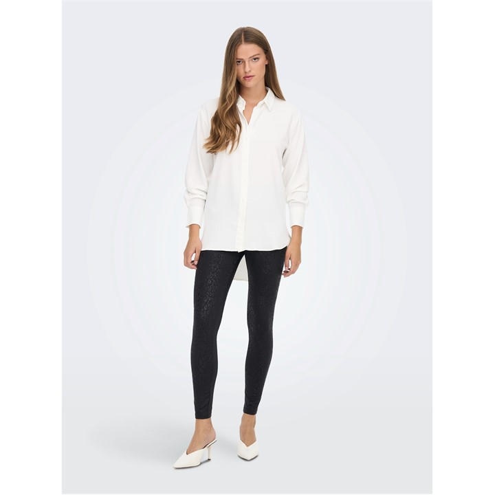 Only Women's Blue Long Sleeve Plain Shirt in Size 12, Sports Direct