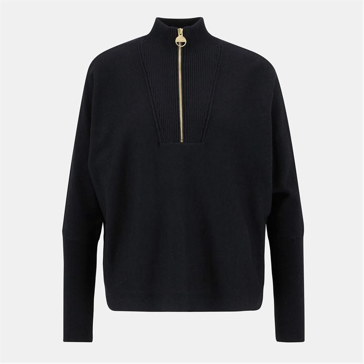 International  Women's  Lola Knit Jumper, Football by Barbour  in Size 12, Sports Direct