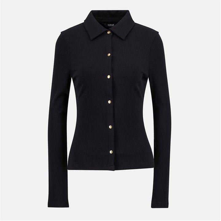 International  Women's  Chloe Ribbed Top, Football by Barbour  in Size 18, Sports Direct