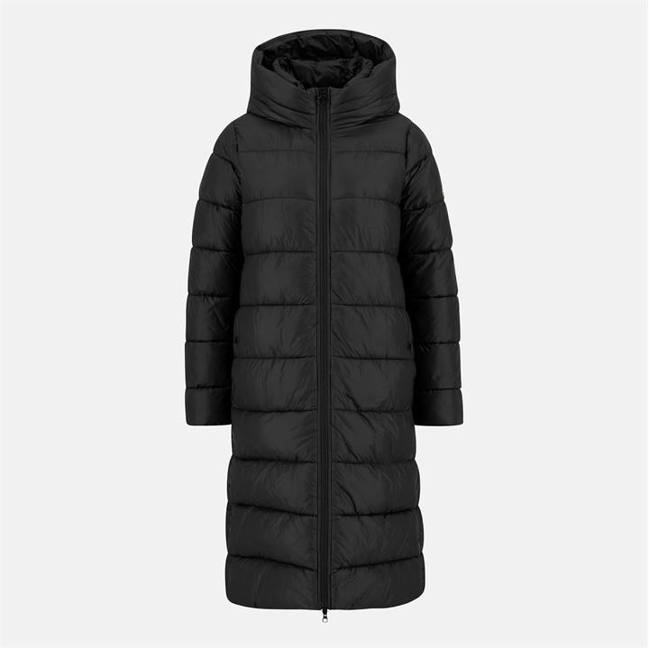 International  Women's  Olivios Lightweight Hooded Long Puffer Jacket, Football by Barbour  in Size 16, Sports Direct