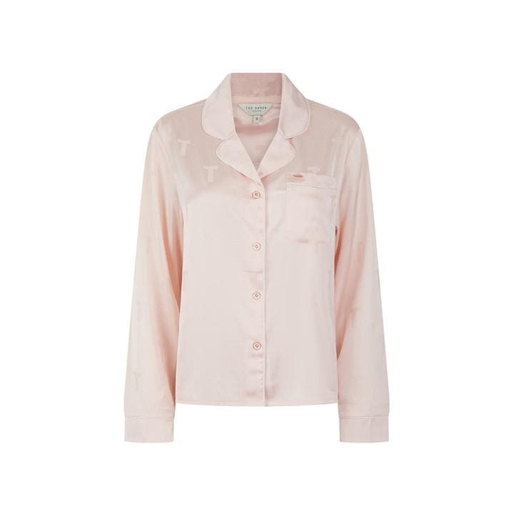 Ted Baker Women's Pink Bak Peggy Set Long Sleeve Pyjama Set in Size 10, Sports Direct