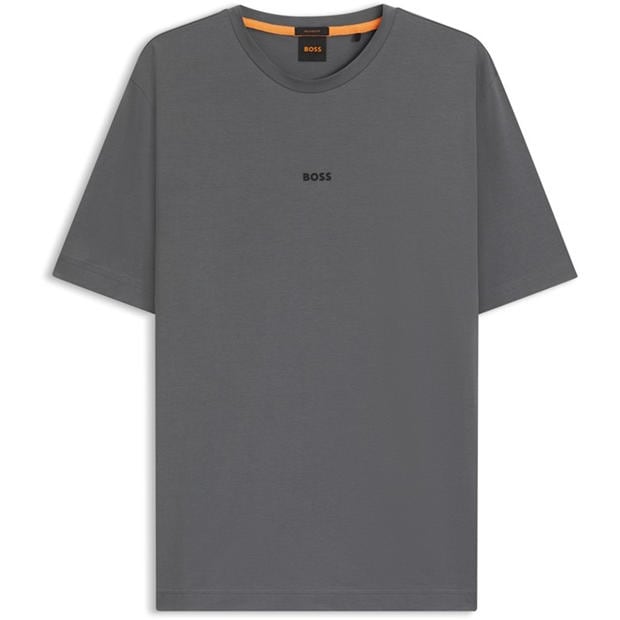 Open Grey 062 - Boss - Mens BOSS ORANGE Oversized Tchup T-Shirt with Logo Detail