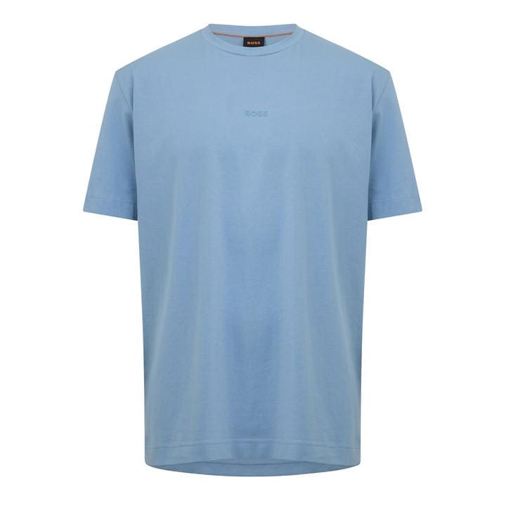 Boss Men's Blue Orange Oversized Tchup T-Shirt With Logo Detail in Size 3XL, Sports Direct