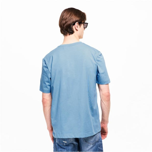 Blue 458 - Boss - Mens BOSS ORANGE Oversized Tchup T-Shirt with Logo Detail
