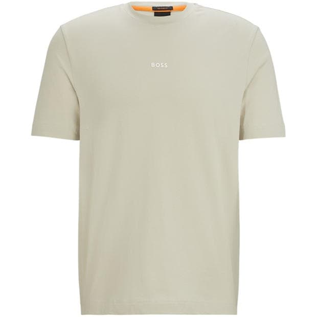 Beige 271 - Boss - Mens BOSS ORANGE Oversized Tchup T-Shirt with Logo Detail