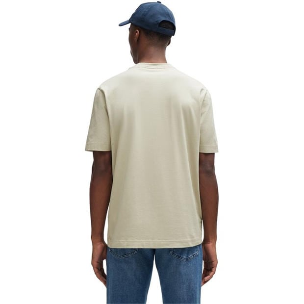 Beige 271 - Boss - Mens BOSS ORANGE Oversized Tchup T-Shirt with Logo Detail