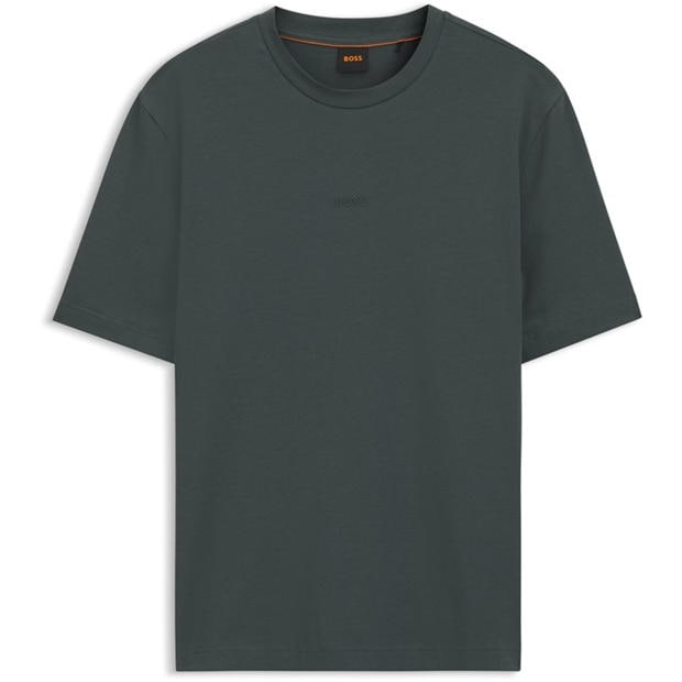 Green 377 - Boss - Mens BOSS ORANGE Oversized Tchup T-Shirt with Logo Detail