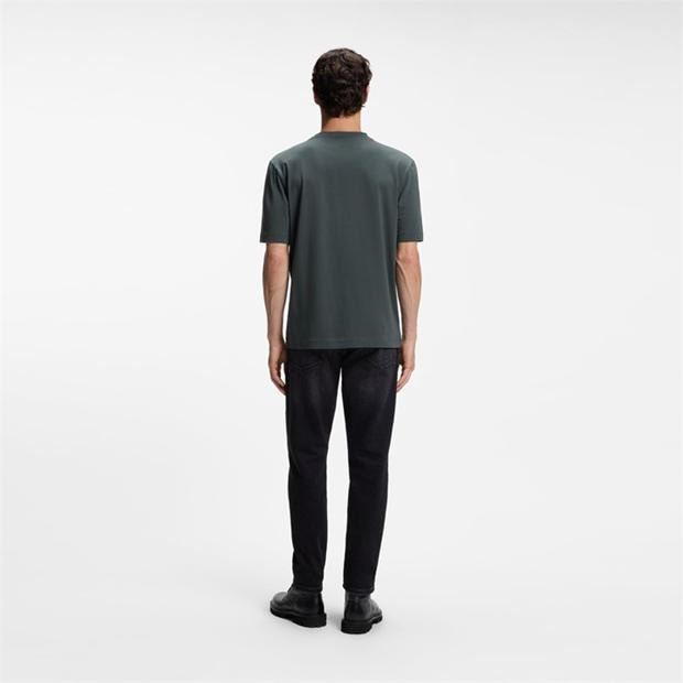 Green 377 - Boss - Mens BOSS ORANGE Oversized Tchup T-Shirt with Logo Detail