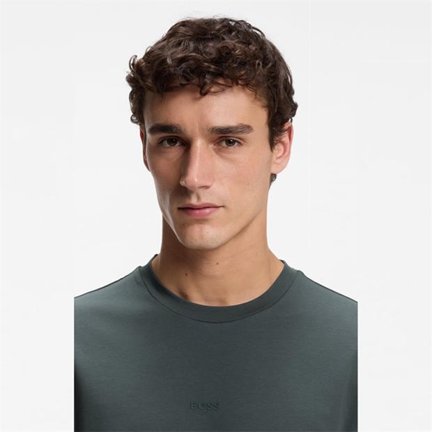 Green 377 - Boss - Mens BOSS ORANGE Oversized Tchup T-Shirt with Logo Detail