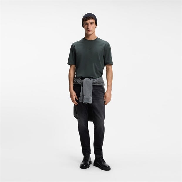 Green 377 - Boss - Mens BOSS ORANGE Oversized Tchup T-Shirt with Logo Detail