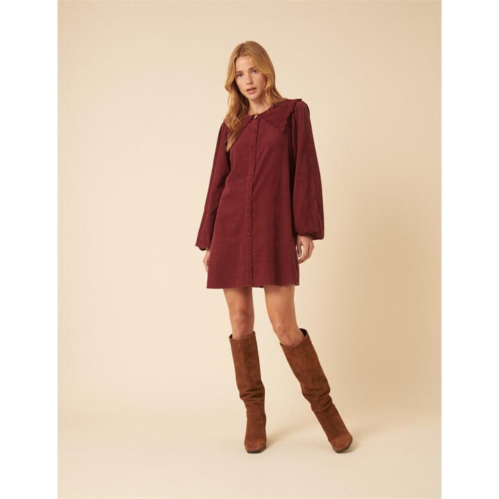 Nobodys  Women's Red Bridget Mini Dress in Size 14, Sports Direct