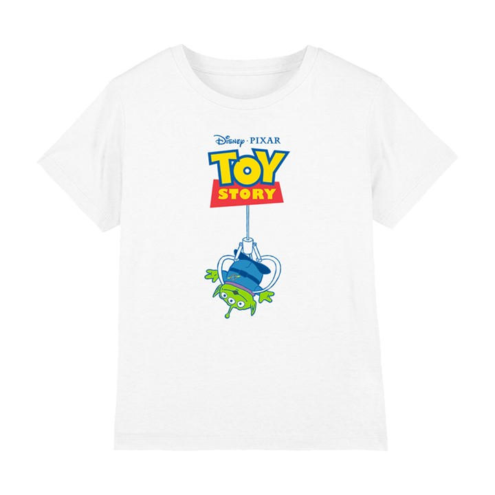 Disney Boys White Toy Story Alien The Claw Logo Kids T-Shirt in Size 7 - 8 Years, Sports Direct