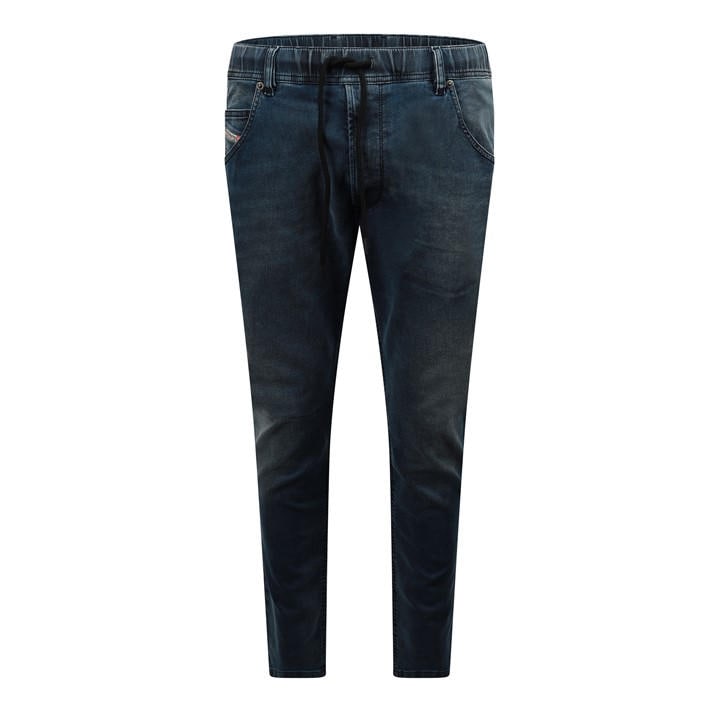 Diesel Men's Blue Krooley-Ne Sweat Tapered Jeans in Size 38 R, Sports Direct