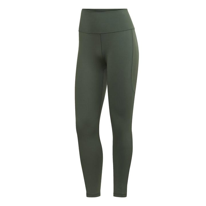 Adidas Women's Green Yoga Studio 7/8 Leggings in Size XS, Sports Direct