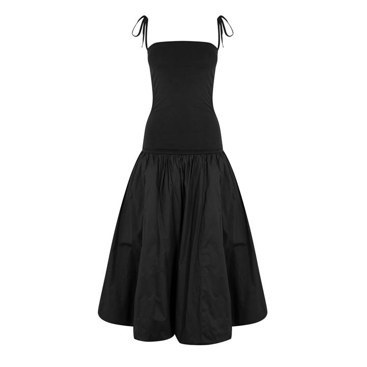 Amylynn Women's Black Amy Lynn Alexa Shoulder Tie Ultra Mini Peplum Dress in Size 12, Sports Direct