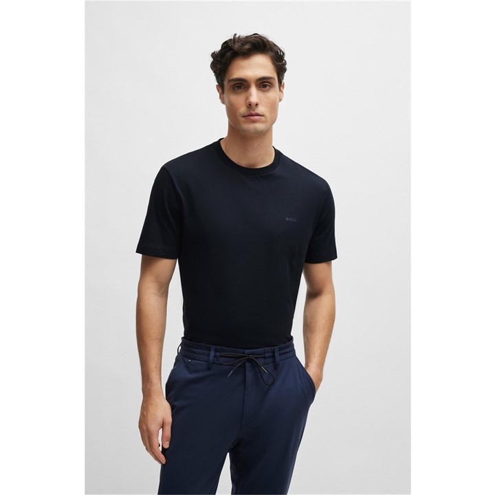 Boss Men' Blue Hbb Thompson Tonal Logo T-Shirt in Size S, Sports Direct