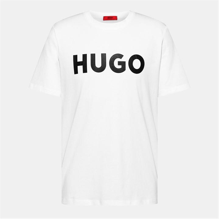 Hugo Men's White Dulivio T Shirt in Size XL, Sports Direct
