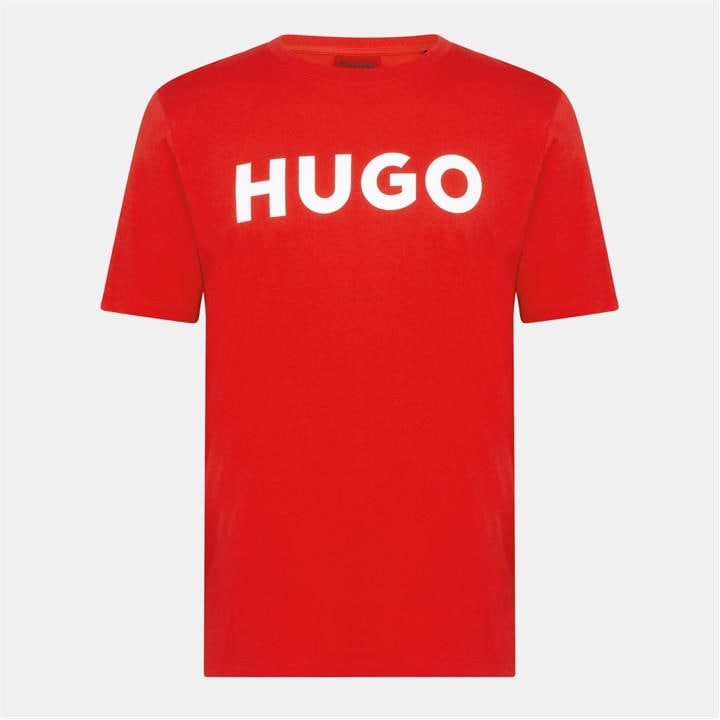 Hugo Men's Pink Dulivio T Shirt in Size L, Sports Direct