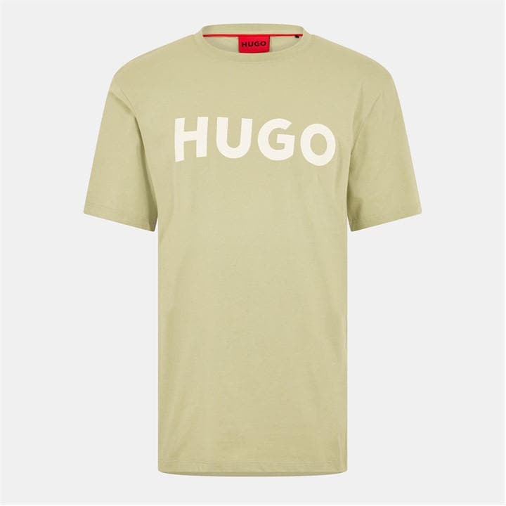 Hugo Men' Green Dulivio T Shirt in Size S, Sports Direct
