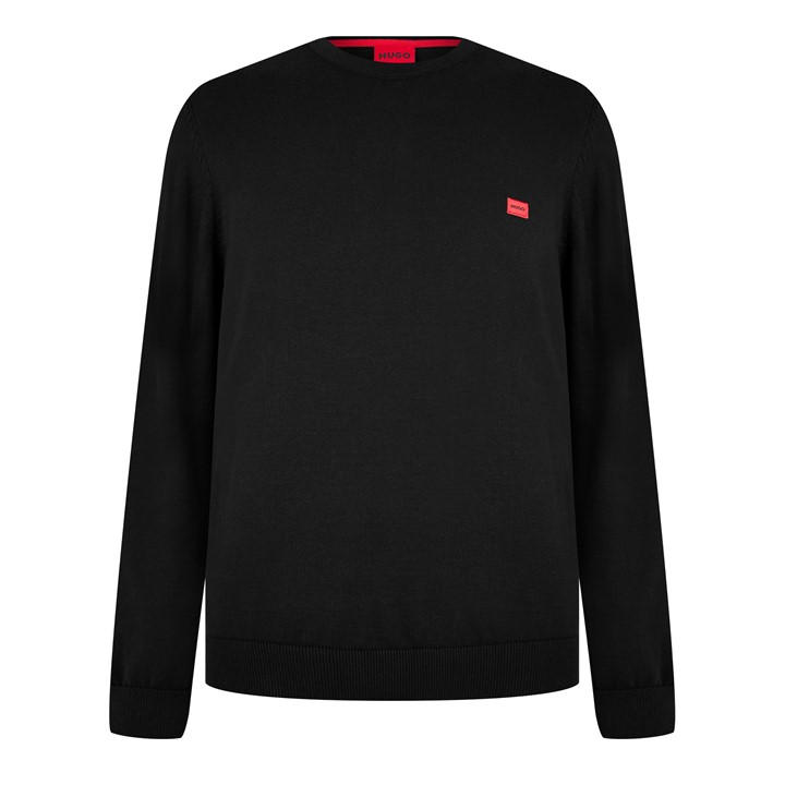 Hugo Men's Black San Cassius-C Jumper in Size 2XL, Sports Direct