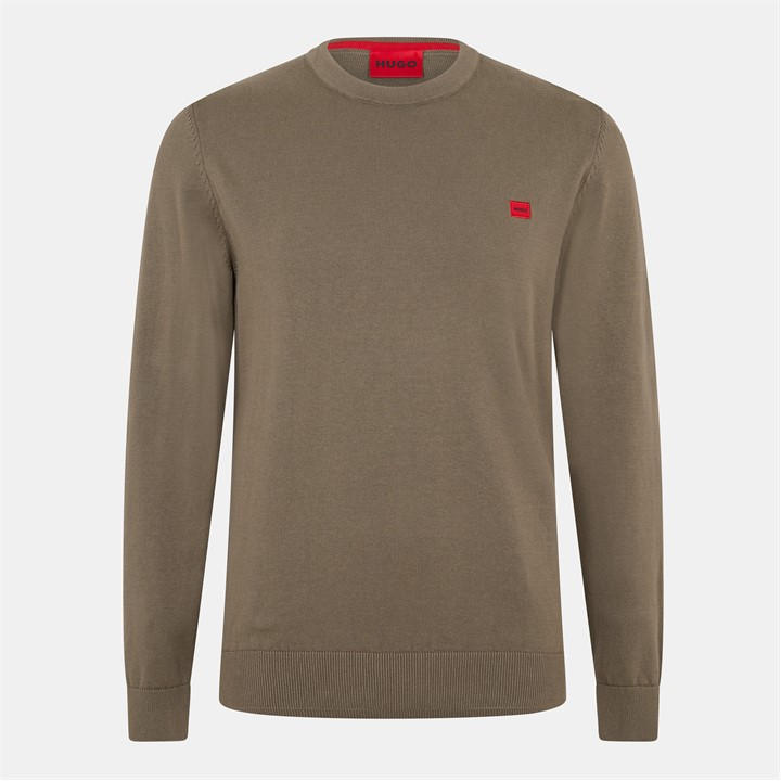 Hugo Men's Grey San Cassius-C Jumper in Size XL, Sports Direct