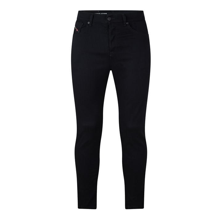 Diesel Men's Black 2005 D-Fining Tapered Jeans in Size M, Sports Direct