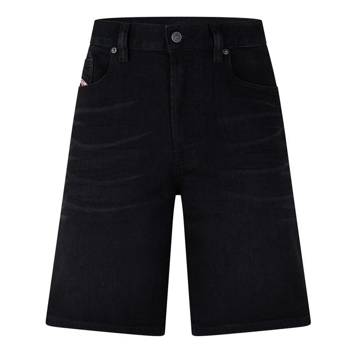 Diesel Men's Black Calzoncini Denim Shorts in Size 28 R, Sports Direct