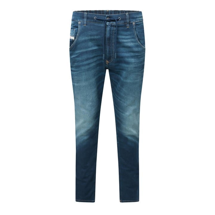 Diesel Men's Blue Krooley-E-Ne Sweat Tapered Jeans in Size 30 R, Sports Direct