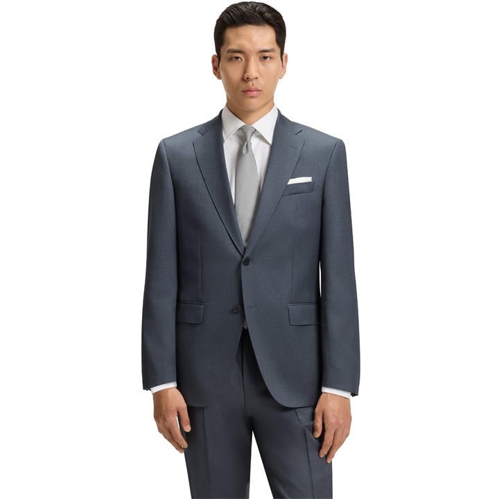 Boss Men' Grey H Jeckson Formal Jacket in Size S, Sports Direct