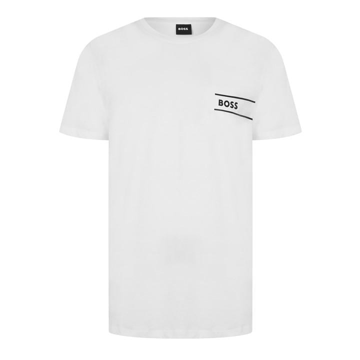 Boss Men's White Hbw Logo T-Shirt in Size M, Sports Direct