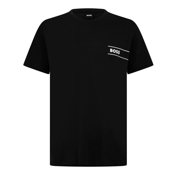 Boss Men's Black Hbw Logo T-Shirt in Size M, Sports Direct