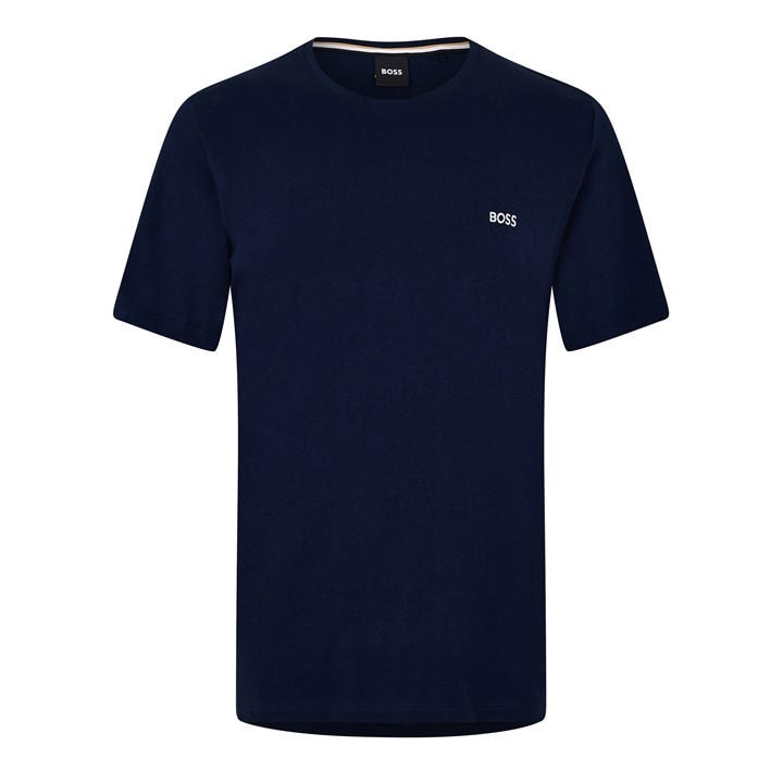 Boss Men's Blue Hbw Logo T-Shirt in Size L, Sports Direct