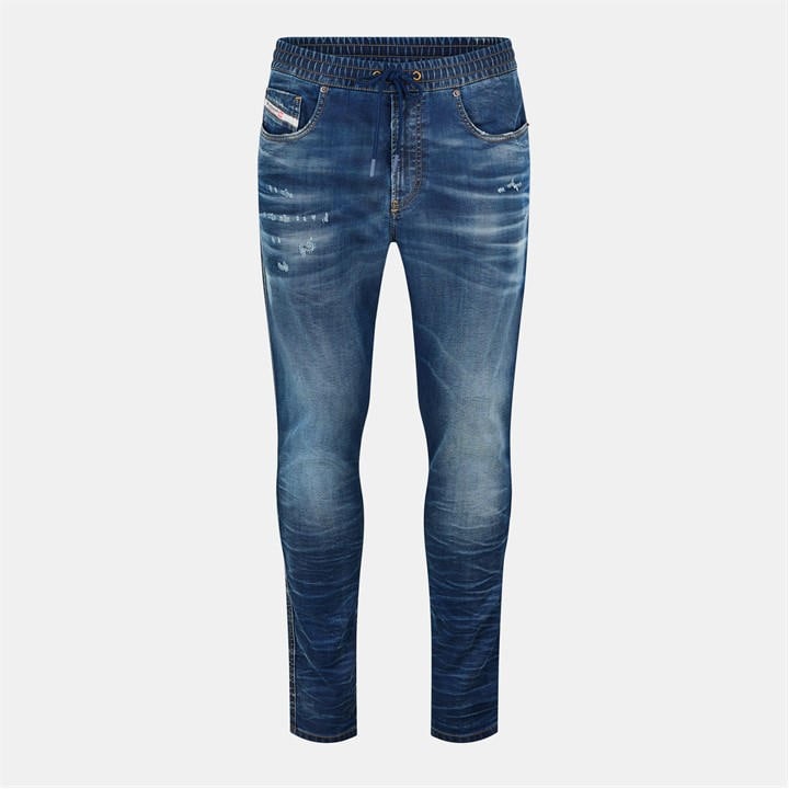 Diesel Men's Wide Leg Relaxed Fit Jeans Blue Size 28W R - Image 2