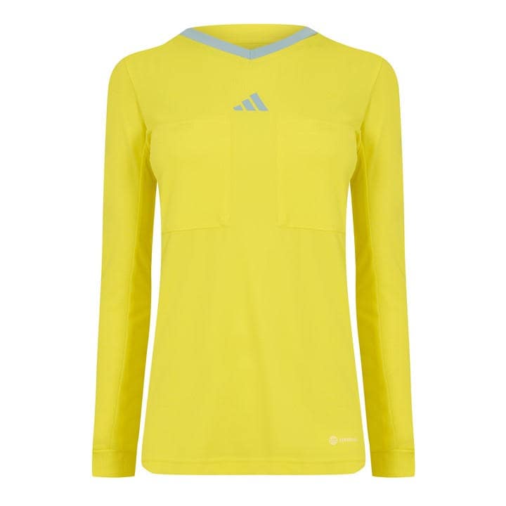 Adidas Women's Yellow Referee 22 Long Sleeve Jersey in Size XS, Sports Direct