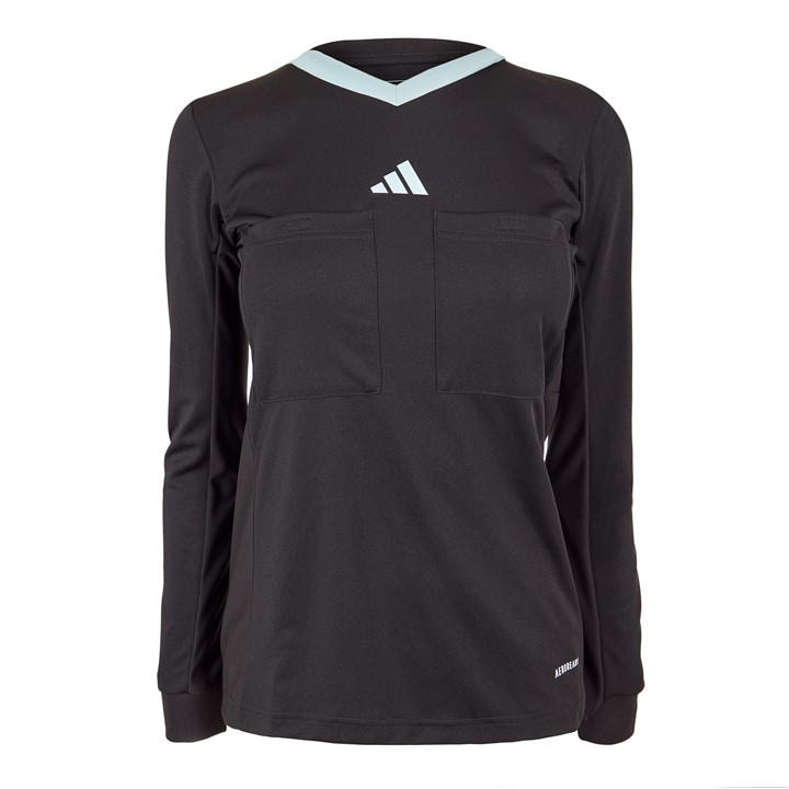 Adidas Women's Black 22 Long Sleeve Referee Shirt in Size XS, Sports Direct