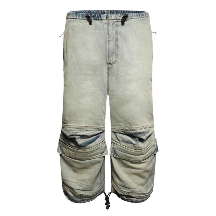 Diesel Men's Blue D-Dayetz Denim Shorts in Size XL, Sports Direct