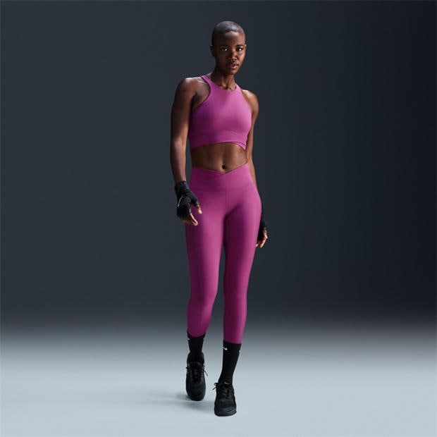 Hot Fuchsia/Hot - Nike - Women's Twist Non Wired Medium Impact Sports Bra